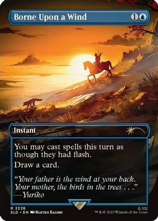Borne Upon a Wind (2228) - Secret Lair Drop Series