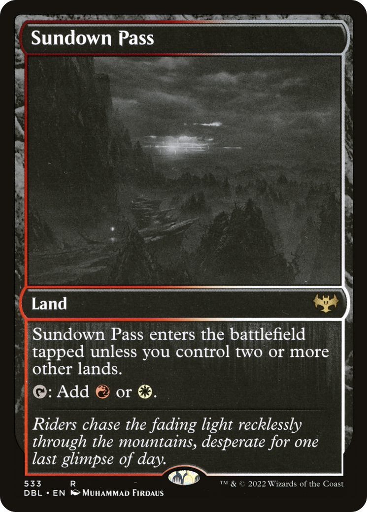 Sundown Pass (533) - Innistrad: Double Feature