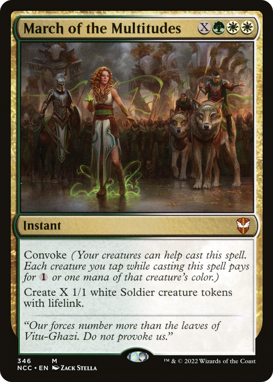 March of the Multitudes (346) - New Capenna Commander