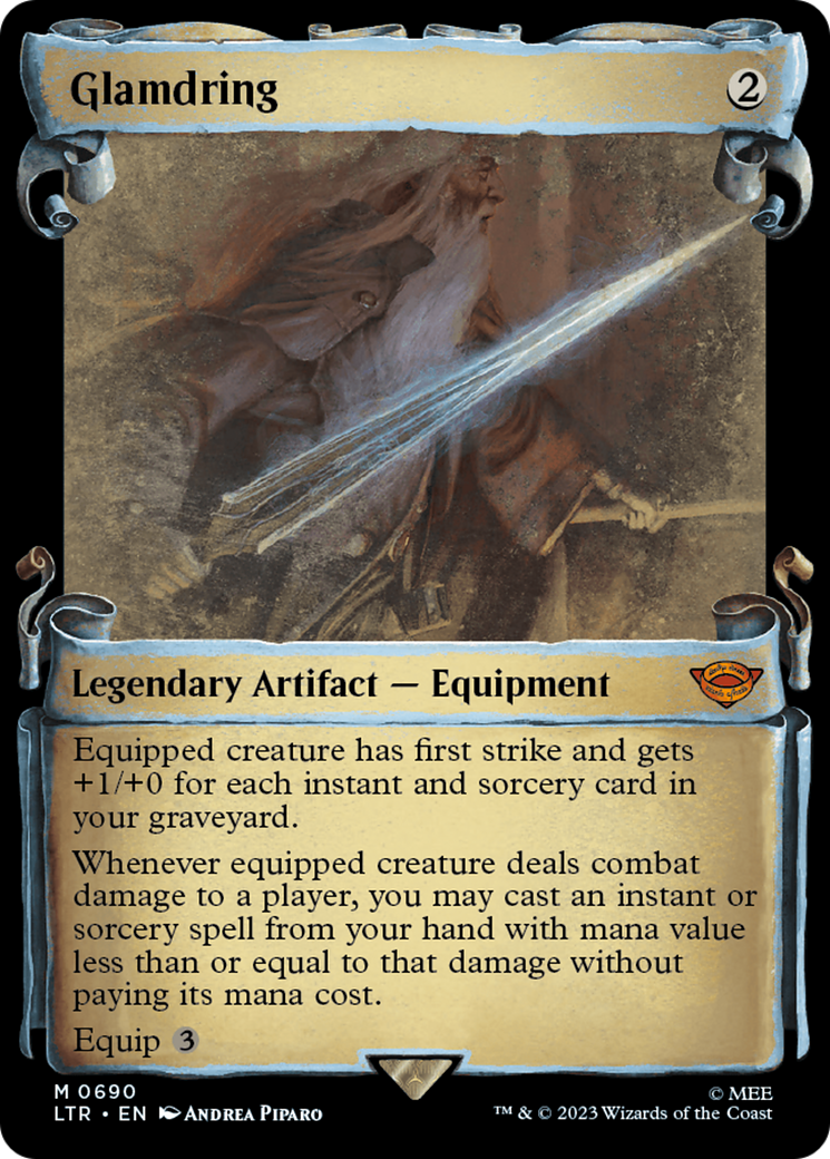 Glamdring (Showcase) (690) Foil - The Lord of the Rings: Tales of Middle-earth
