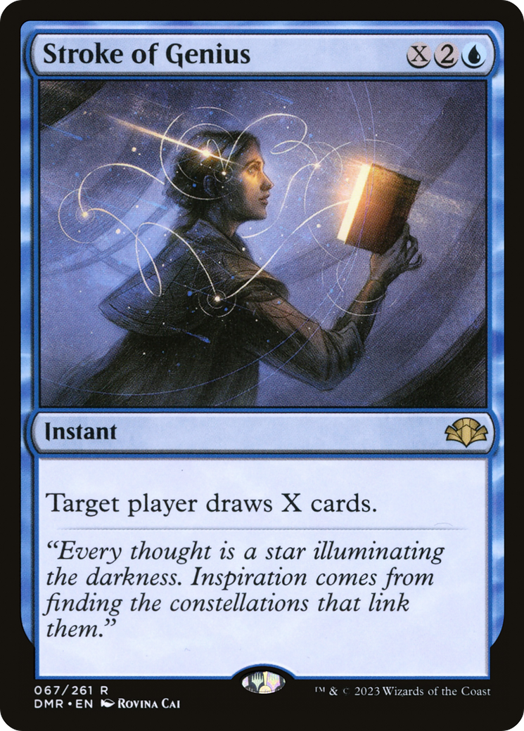 Stroke of Genius [Dominaria Remastered] | Silver Goblin