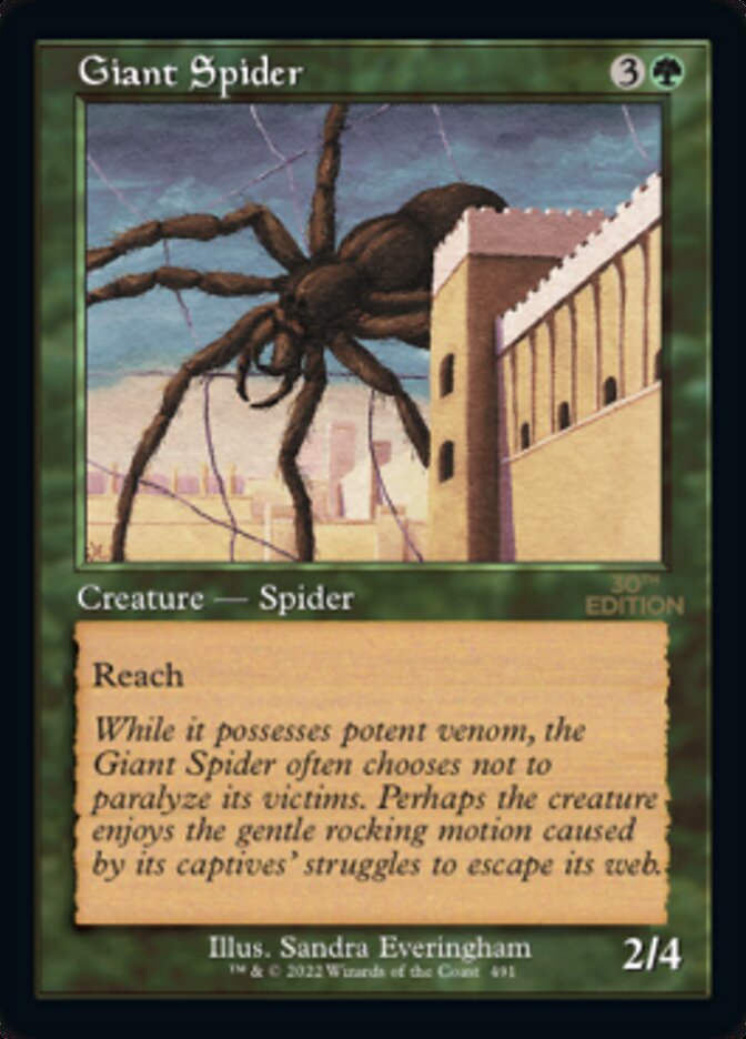 Giant Spider (Retro) (491) - 30th Anniversary Edition