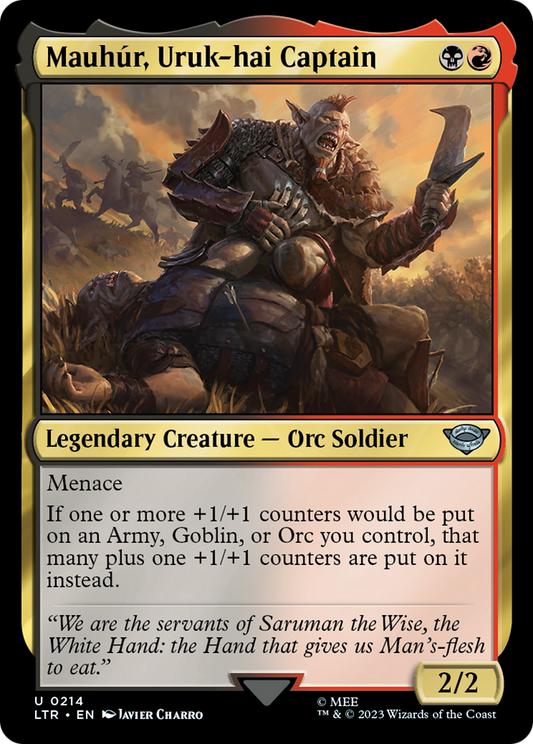Mauhur, Uruk-hai Captain (214) - The Lord of the Rings: Tales of Middle-earth