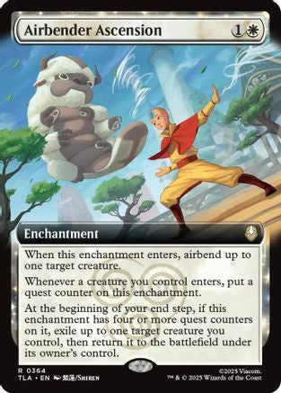 Airbender Ascension (Extended Art) (364) Foil - Avatar: The Last Airbender
