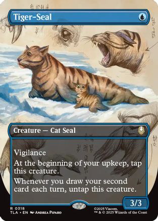 Tiger-Seal (Borderless) (318) Foil - Avatar: The Last Airbender