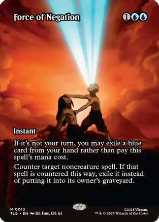 Force of Negation (Borderless) (013) - Avatar: The Last Airbender: Eternal-Legal