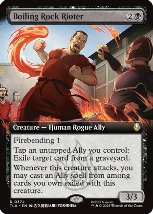 Boiling Rock Rioter (Extended Art) (372) Foil - Avatar: The Last Airbender