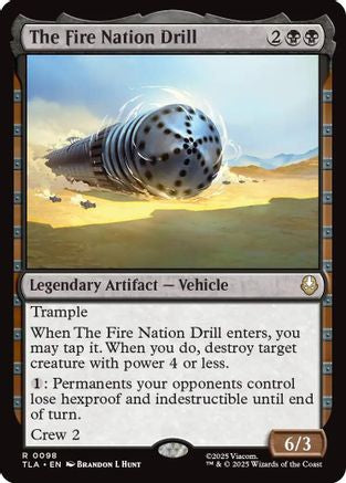 The Fire Nation Drill (098) Foil - Avatar: The Last Airbender