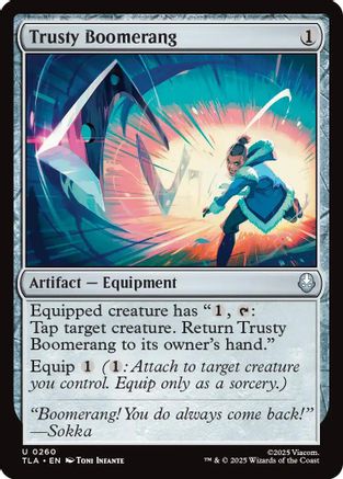 Trusty Boomerang (260) Foil - Avatar: The Last Airbender