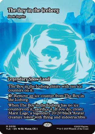 The Boy in the Iceberg – Dark Depths (Borderless) (056) - Avatar: The Last Airbender: Eternal-Legal