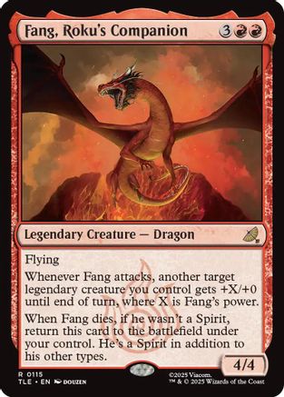 Fang, Roku's Companion (115) Foil - Avatar: The Last Airbender: Eternal-Legal