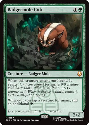 Badgermole Cub (167) Foil - Avatar: The Last Airbender