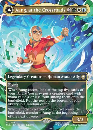 Aang, at the Crossroads (Borderless) (304) - Avatar: The Last Airbender