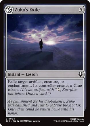 Zuko's Exile (003) Foil - Avatar: The Last Airbender