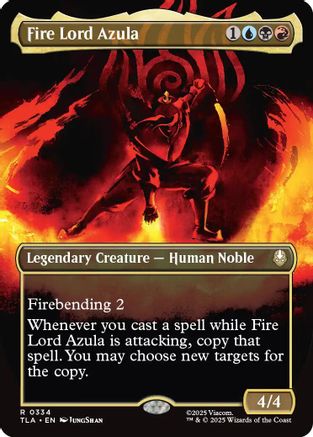 Fire Lord Azula (Borderless) (334) - Avatar: The Last Airbender
