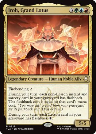 Iroh, Grand Lotus (227) Foil - Avatar: The Last Airbender