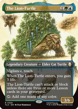 The Lion-Turtle (Borderless) (328) - Avatar: The Last Airbender