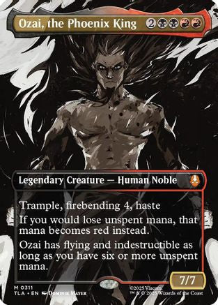Ozai, the Phoenix King (Borderless) (311) Foil - Avatar: The Last Airbender