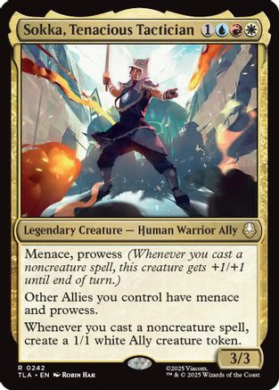 Sokka, Tenacious Tactician (242) Foil - Avatar: The Last Airbender