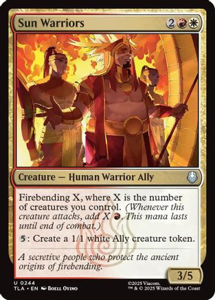 Sun Warriors (244) Foil - Avatar: The Last Airbender
