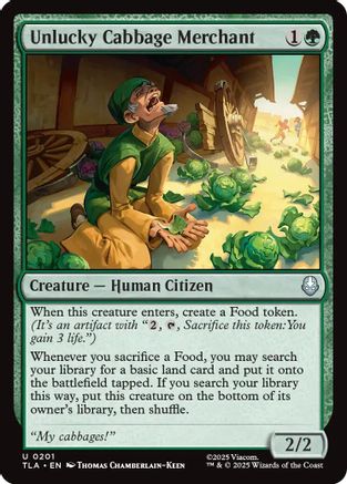 Unlucky Cabbage Merchant (201) - Avatar: The Last Airbender