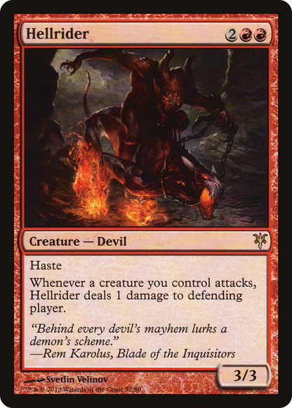 Hellrider (052) - Duel Decks: Sorin vs. Tibalt