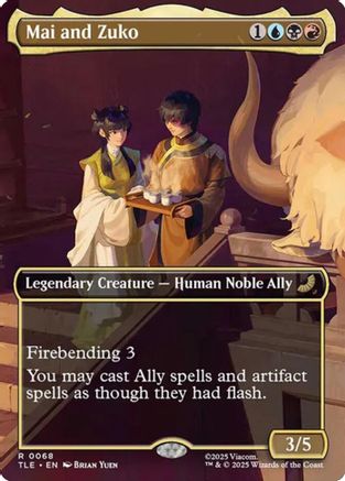 Mai and Zuko (Borderless) (068) Foil - Avatar: The Last Airbender: Eternal-Legal