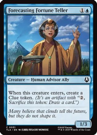 Forecasting Fortune Teller (051) Foil - Avatar: The Last Airbender