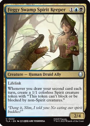 Foggy Swamp Spirit Keeper (222) Foil - Avatar: The Last Airbender