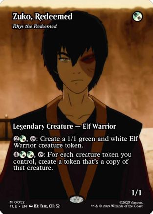 Zuko, Redeemed – Rhys the Redeemed (Borderless) (052) - Avatar: The Last Airbender: Eternal-Legal