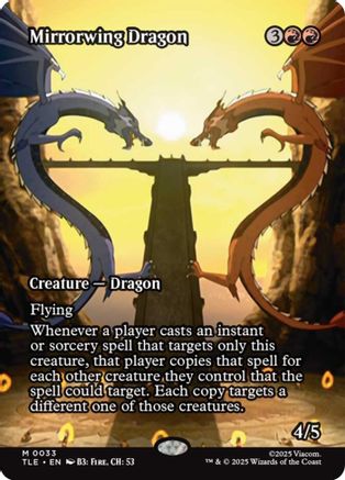 Mirrorwing Dragon (Borderless) (033) Foil - Avatar: The Last Airbender: Eternal-Legal