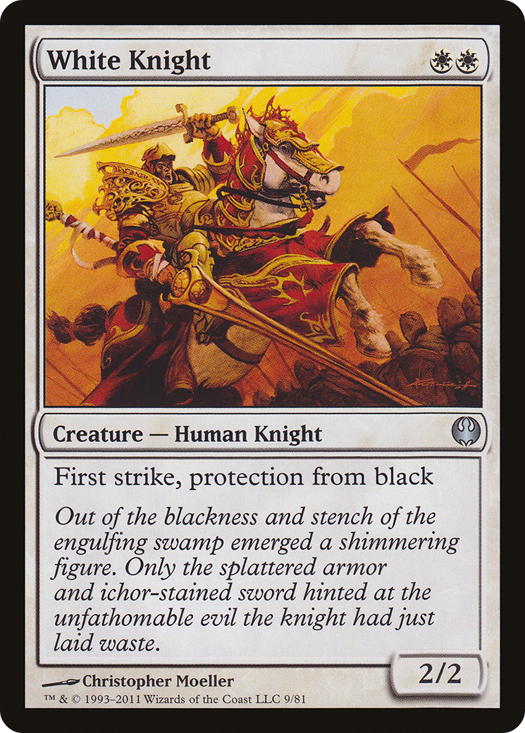 White Knight (009) - Duel Decks: Knights vs. Dragons