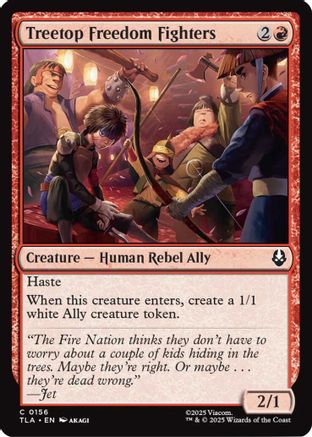 Treetop Freedom Fighters (156) Foil - Avatar: The Last Airbender