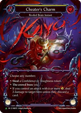 Cheater's Charm (FAB372) Cold Foil - FaB Promos