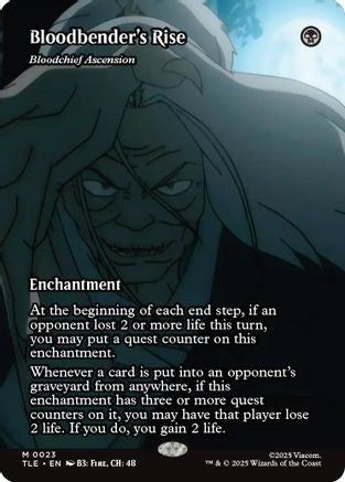 Bloodbender's Rise – Bloodchief Ascension (Borderless) (023) Foil - Avatar: The Last Airbender: Eternal-Legal