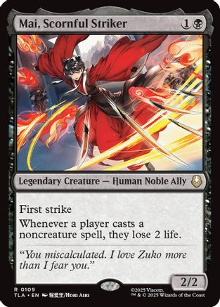 Mai, Scornful Striker (109) - Avatar: The Last Airbender
