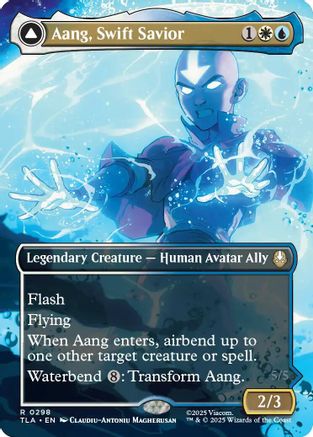Aang, Swift Savior (Borderless) (298) - Avatar: The Last Airbender