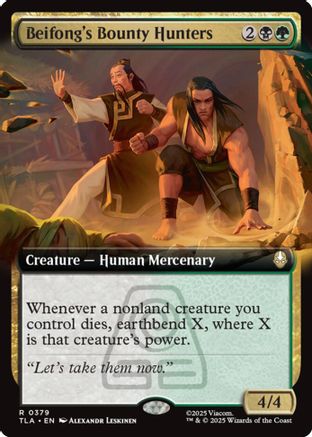Beifong's Bounty Hunters (Extended Art) (379) Foil - Avatar: The Last Airbender
