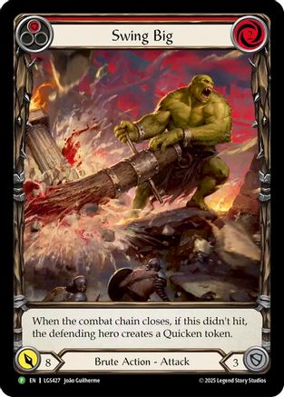Swing Big (Extended Art) (LGS427) Rainbow Foil - FaB Promos