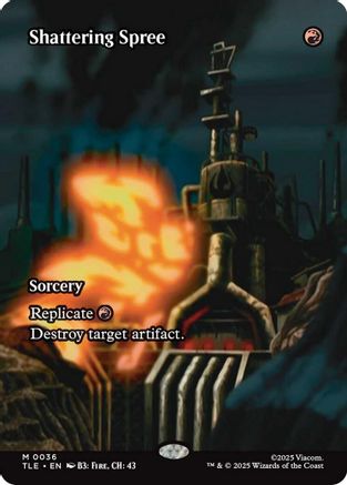 Shattering Spree (Borderless) (036) - Avatar: The Last Airbender: Eternal-Legal