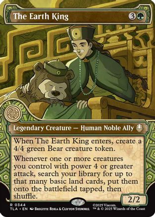 The Earth King (Showcase) (344) Foil - Avatar: The Last Airbender