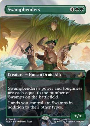 Swampbenders (Borderless) (065) Foil - Avatar: The Last Airbender: Eternal-Legal