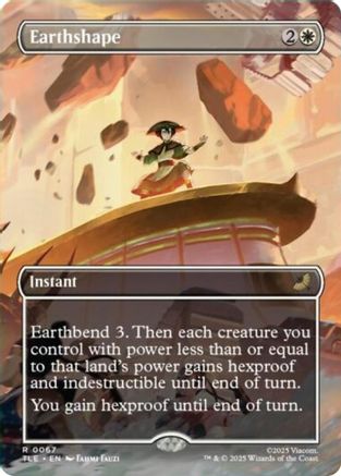 Earthshape (Borderless) (067) Foil - Avatar: The Last Airbender: Eternal-Legal