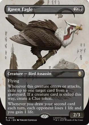 Raven Eagle (Borderless) (324) Foil - Avatar: The Last Airbender