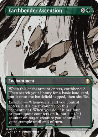 Earthbender Ascension (Borderless) (307) Foil - Avatar: The Last Airbender