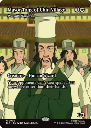 Mayor Tong of Chin Village – Drannith Magistrate (Borderless) (002) - Avatar: The Last Airbender: Eternal-Legal