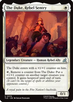The Duke, Rebel Sentry (076) - Avatar: The Last Airbender: Eternal-Legal
