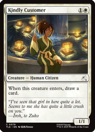 Kindly Customer (079) Foil - Avatar: The Last Airbender: Eternal-Legal