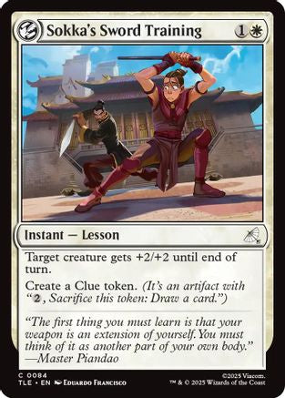 Sokka's Sword Training (084) Foil - Avatar: The Last Airbender: Eternal-Legal
