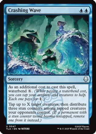 Crashing Wave (047) Foil - Avatar: The Last Airbender